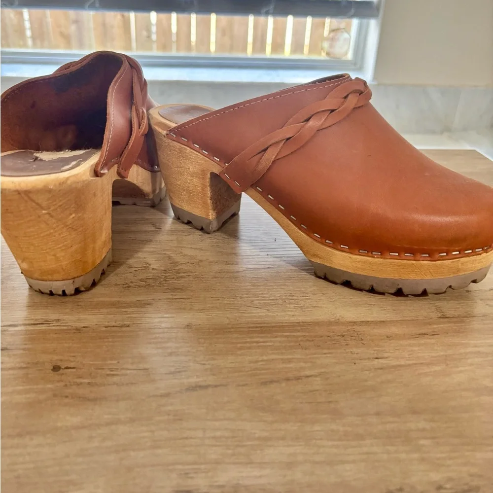 Free People x MIA Elsa Brown Leather Mules - Picture 10 of 16